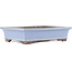 Maceta rectangular para bonsái azul de Yamaaki - 318 x 235 x 74 mm