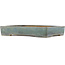 Rectangular blue bonsai pot by Reiho - 340 x 242 x 60 mm