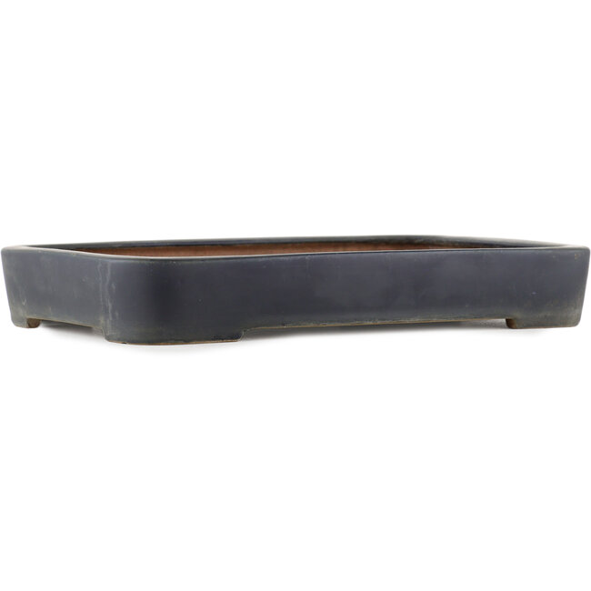 Rechthoekige blauwe bonsaipot van Reiho - 337 x 230 x 50 mm