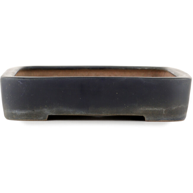Rechthoekige blauwe bonsaipot van Reiho - 337 x 230 x 50 mm