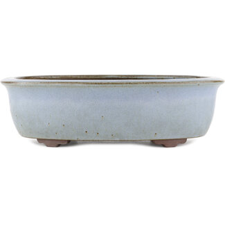 Yamaaki 313 mm  blue bonsai pot by Yamaaki, Tokoname, Japan