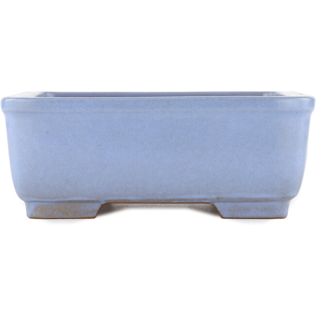 Maceta para bonsái cuadrada azul de Yamafusa - 238 x 237 x 90 mm