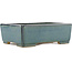 Rectangular blue bonsai pot by Reiho - 232 x 175 x 75 mm