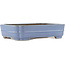 Maceta rectangular para bonsái azul de Hattori - 320 x 235 x 72 mm