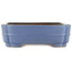 Pot à bonsaï rectangulaire bleu par Hattori - 320 x 235 x 72 mm