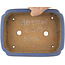 Rectangular blue bonsai pot by Hattori - 320 x 235 x 72 mm