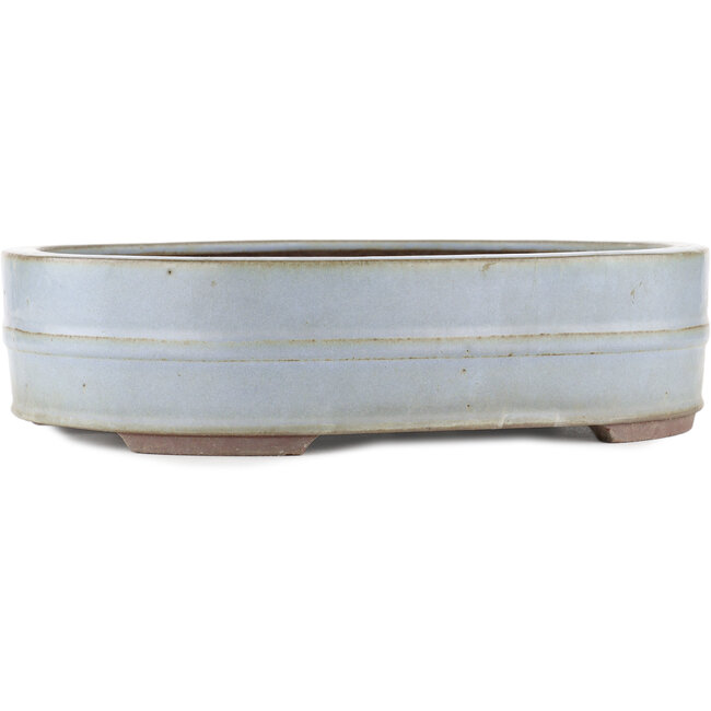 Vaso bonsai ovale blu di Yamaaki - 341 x 281 x 86 mm