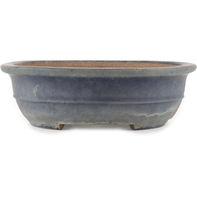 Vaso bonsai ovale blu - 383 x 295 x 87 mm