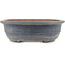 Ovaler blauer Bonsai-Topf - 383 x 295 x 87 mm