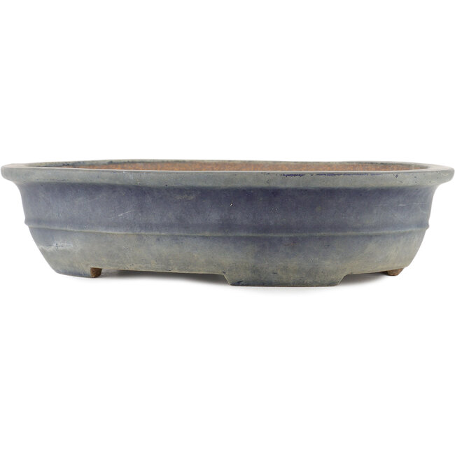 Vaso bonsai ovale blu - 383 x 295 x 87 mm
