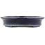 Oval blue bonsai pot by Reiho, first generation - 382 x 288 x 58 mm