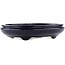 Oval blue bonsai pot by Hattori - 385 x 295 x 80 mm