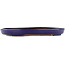 Oval blue bonsai pot by Yamafusa - 344 x 263 x 35 mm