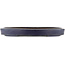 Oval blue bonsai pot - 405 x 305 x 46 mm