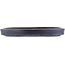 Oval blue bonsai pot - 405 x 305 x 46 mm