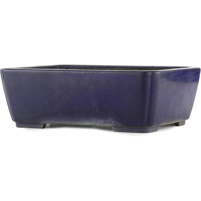 Vaso bonsai ovale blu di Koyou - 310 x 240 x 105 mm