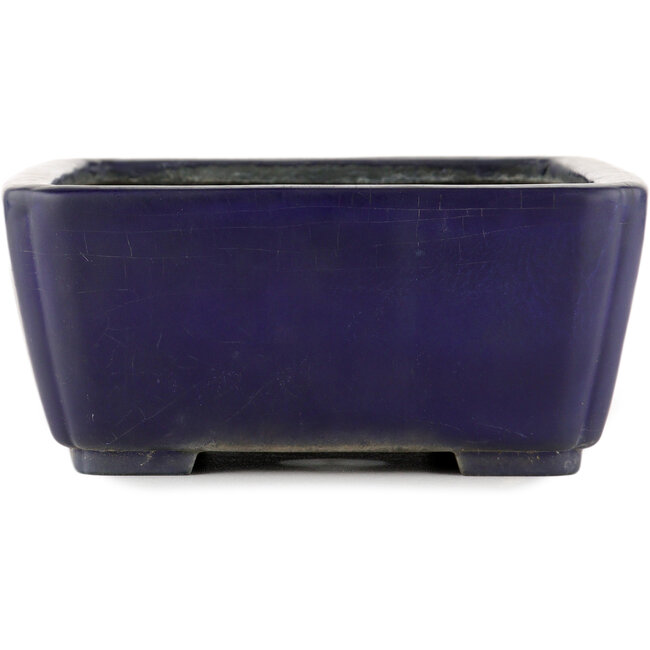 Ovale blauwe bonsaipot van Koyou - 310 x 240 x 105 mm