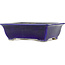 Oval blue bonsai pot by Taizan - 355 x 282 x 109 mm