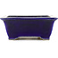 Oval blue bonsai pot by Taizan - 355 x 282 x 109 mm