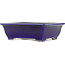 Oval blue bonsai pot by Taizan - 355 x 282 x 109 mm