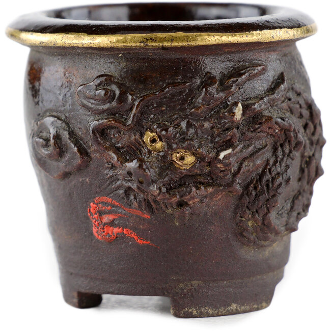 Vaso bonsai rotondo non smaltato - 35 x 35 x 22 mm