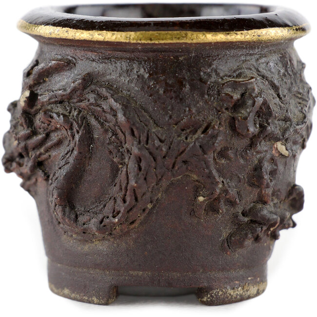 Vaso bonsai rotondo non smaltato - 35 x 35 x 22 mm