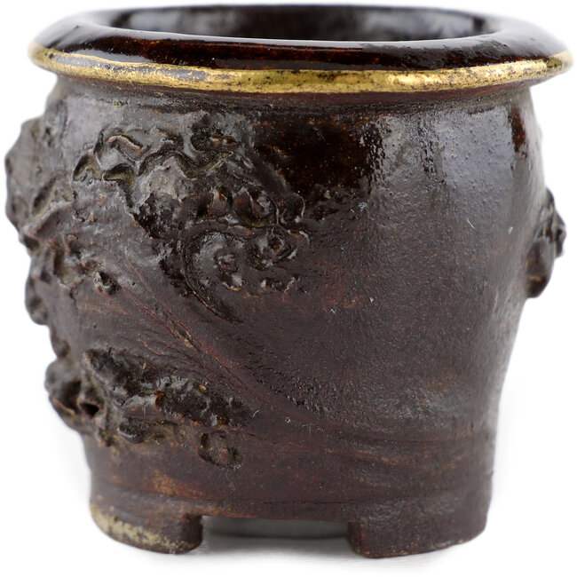 Vaso bonsai rotondo non smaltato - 35 x 35 x 22 mm