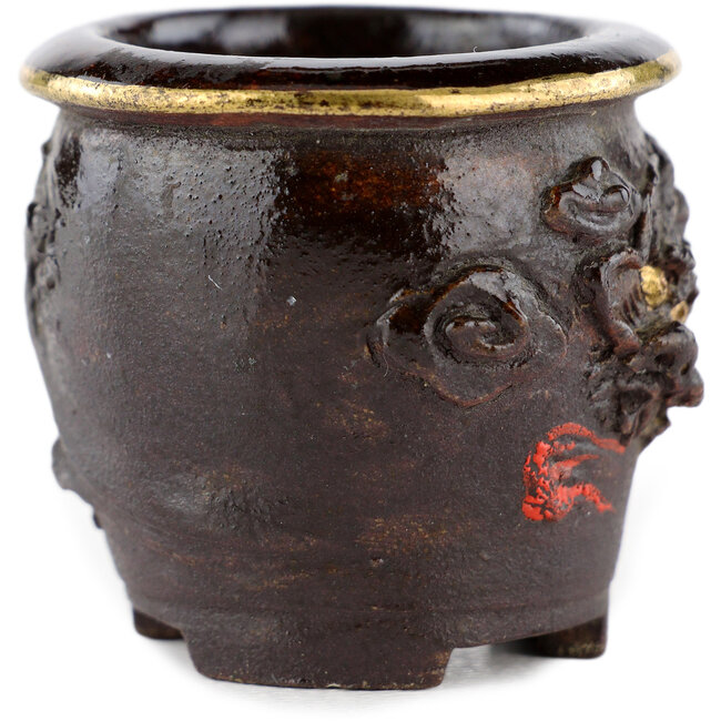 Vaso bonsai rotondo non smaltato - 35 x 35 x 22 mm