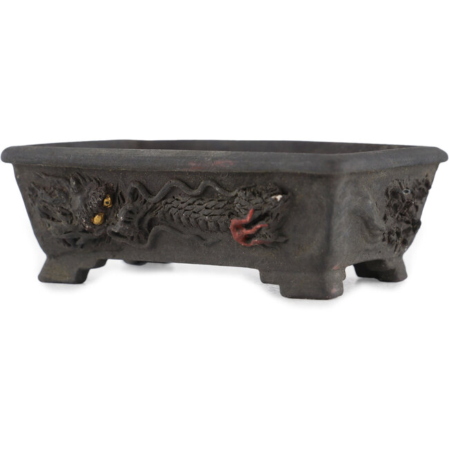 Rechteckiger unglasierter Bonsaitopf - 75 x 50 x 25 mm