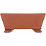 Maceta rectangular para bonsái sin esmaltar de Kakuzan - 110 x 85 x 45 mm