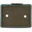 Pot à bonsaï vert rectangulaire par Koyou - 255 x 190 x 50 mm