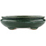 Oval green bonsai pot by Shuhou - 290 x 230 x 80 mm