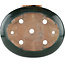 Pot à bonsaï ovale vert par Shuhou - 290 x 230 x 80 mm