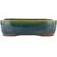 Rectangular green bonsai pot by Yamaaki - 320 x 240 x 85 mm