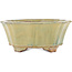 Lotus green bonsai pot by Gyouzan - 310 x 310 x 120 mm