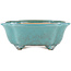 Oval green bonsai pot by Reiho - 340 x 280 x 100 mm