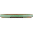 Oval green bonsai pot by Yamafusa - 410 x 300 x 40 mm