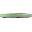 Oval green bonsai pot by Yamafusa - 410 x 300 x 40 mm