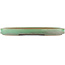 Oval green bonsai pot by Yamafusa - 410 x 300 x 40 mm