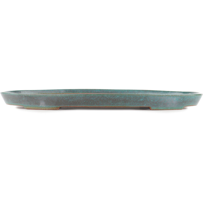 Ovale turquoise bonsaipot van Reiho - 475 x 305 x 35 mm