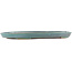 Oval turquoise bonsai pot by Reiho - 475 x 305 x 35 mm