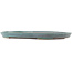 Oval turquoise bonsai pot by Reiho - 475 x 305 x 35 mm