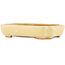 Rectangular off-white bonsai pot by Hattori - 162 x 116 x 35 mm