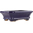 Rechthoekige blauwe bonsaipot van Hattori - 140 x 107 x 45 mm