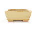 Rechthoekige gebroken witte bonsaipot van Hattori - 135 x 93 x 37 mm