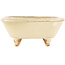Vierkante witte bonsai pot van Hattori - 102 x 104 x 45 mm