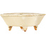 Vierkante witte bonsai pot van Hattori - 102 x 104 x 45 mm