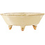 Vierkante witte bonsai pot van Hattori - 102 x 104 x 45 mm
