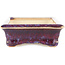 Maceta rectangular multicolor roja para bonsái de Biko - 152 x 75 x 27 mm