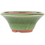 Maceta redonda verde para bonsái de Eime Yozan - 130 x 130 x 55 mm
